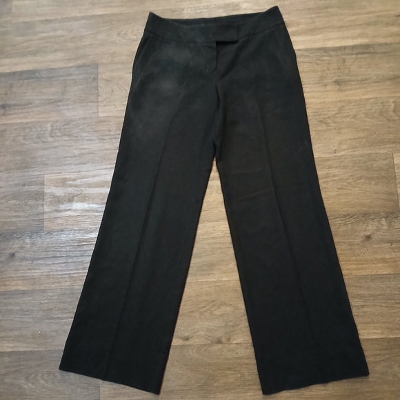 'S Max Mara Design for Easy Living Wide Leg Trousers. Black - Picture 3 of 14